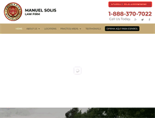 Tablet Screenshot of manuelsolis.com